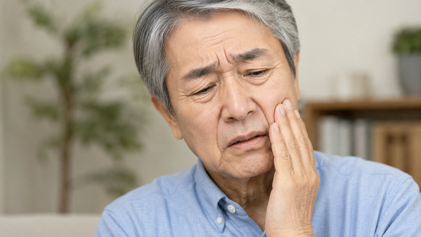 インプラント周囲炎による歯茎の腫れと痛み 神戸市の歯医者